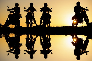 image of several motorcycle riders